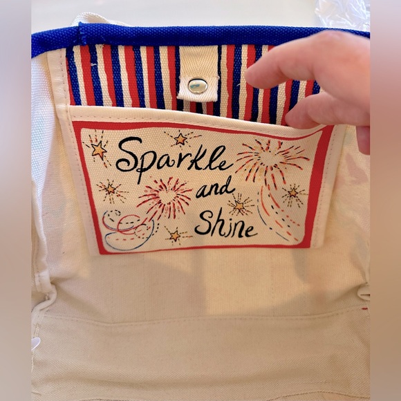 Brighton! Mini Tote Bag/Red White & You/Crossbody & Top Handle - Picture 8 of 16